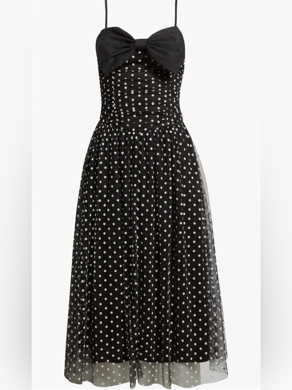 🇺🇸Firm Price🇺🇸Moon River Polka Dot midi dress - Picture 4 of 10